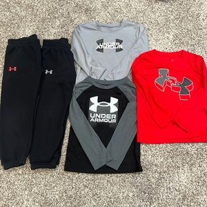 Boys Under Armour Sets size 4T